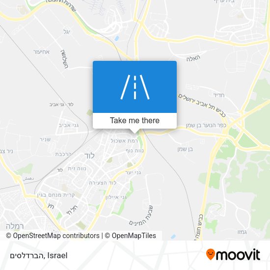 הברדלסים map