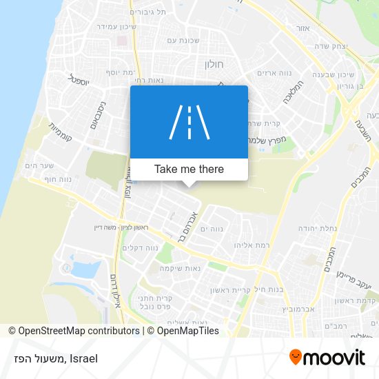 משעול הפז map