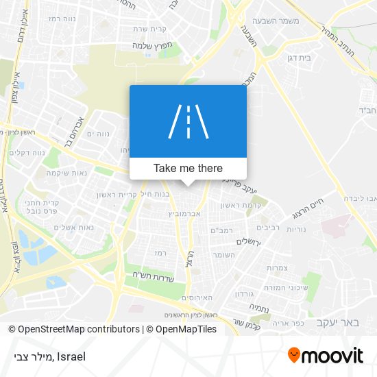 מילר צבי map