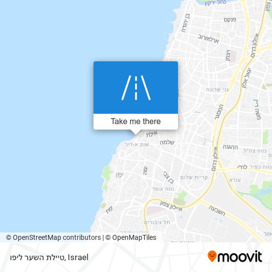 טיילת השער ליפו map