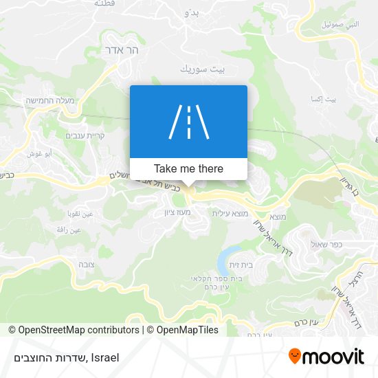 שדרות החוצבים map