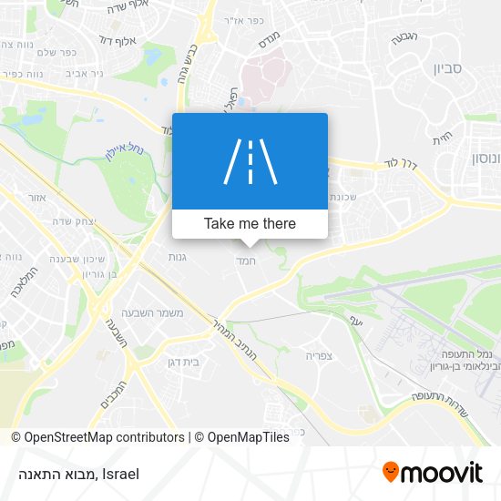 מבוא התאנה map