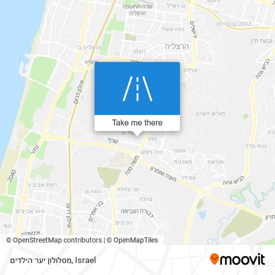 מסלולון יער הילדים map