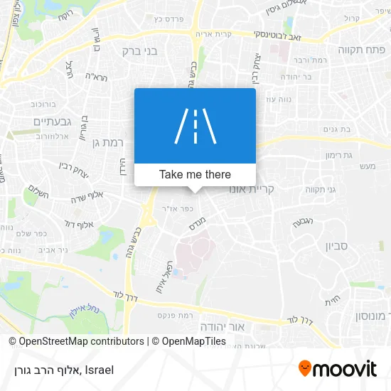 Карта אלוף הרב גורן
