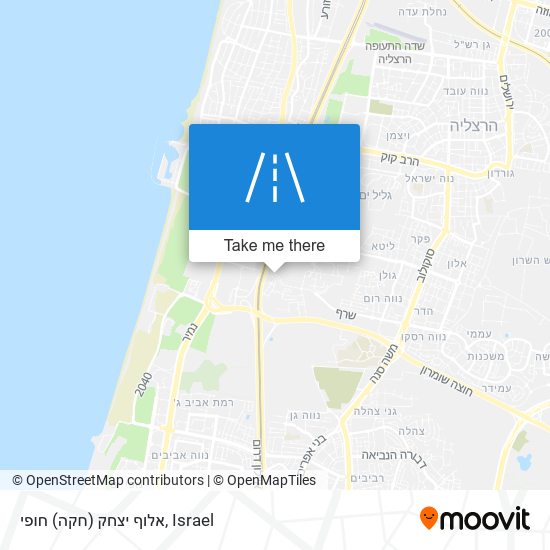 אלוף יצחק (חקה) חופי map