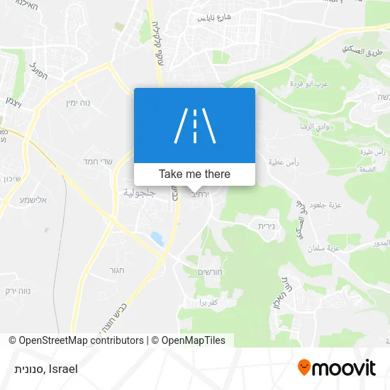 Карта סנונית