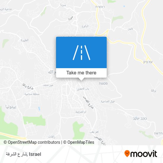 شارع الشرفة map