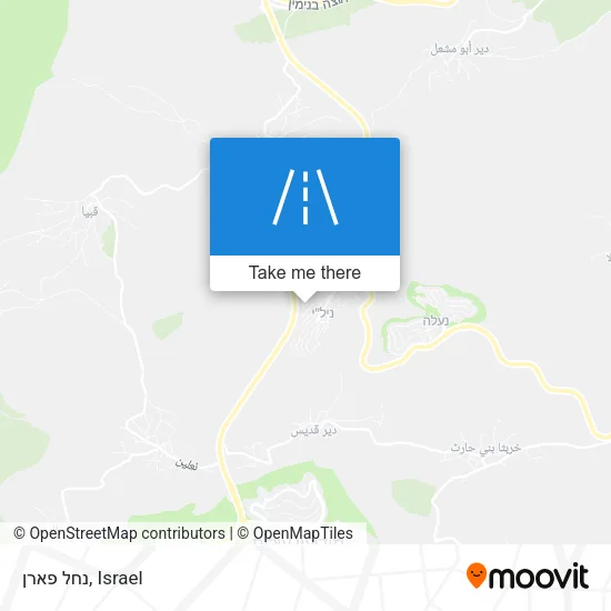 Карта נחל פארן