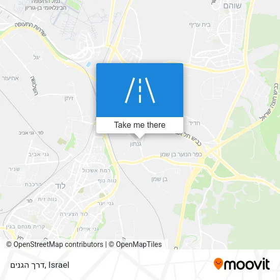 Карта דרך הגנים