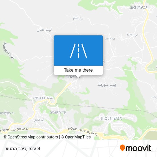 כיכר המטע map