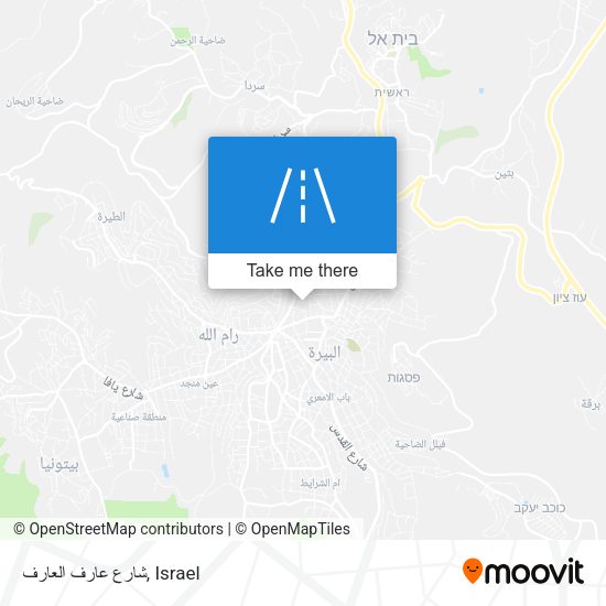 شارع عارف العارف map