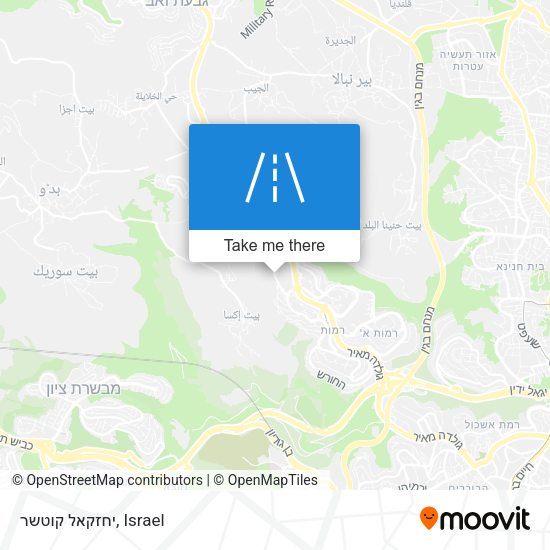יחזקאל קוטשר map