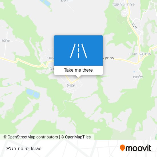 טייסת הגליל map
