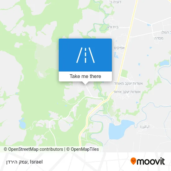 Карта עמק הירדן