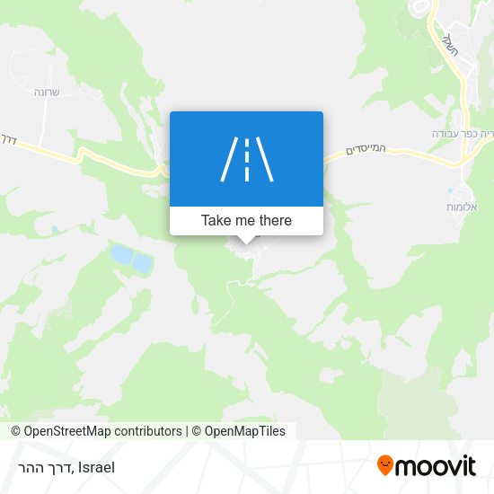 דרך ההר map