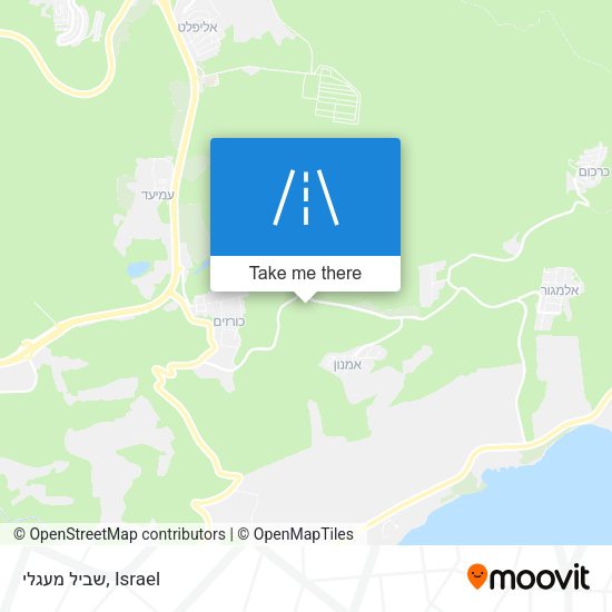 שביל מעגלי map