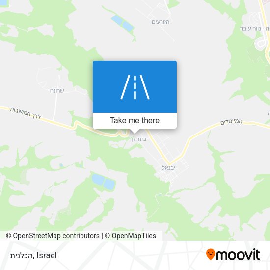 הכלנית map
