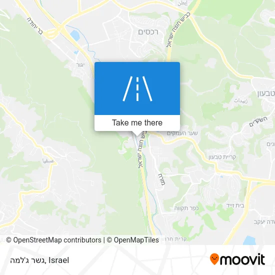 Карта גשר ג'למה