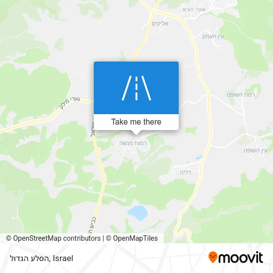 Карта הסלע הגדול