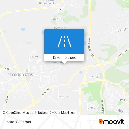 אל המעיין map