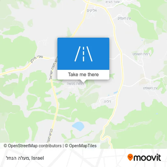 Карта מעלה הנחל