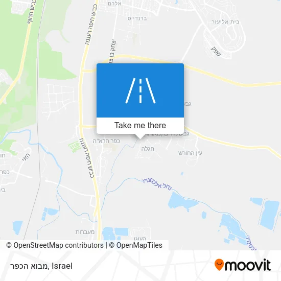 Карта מבוא הכפר