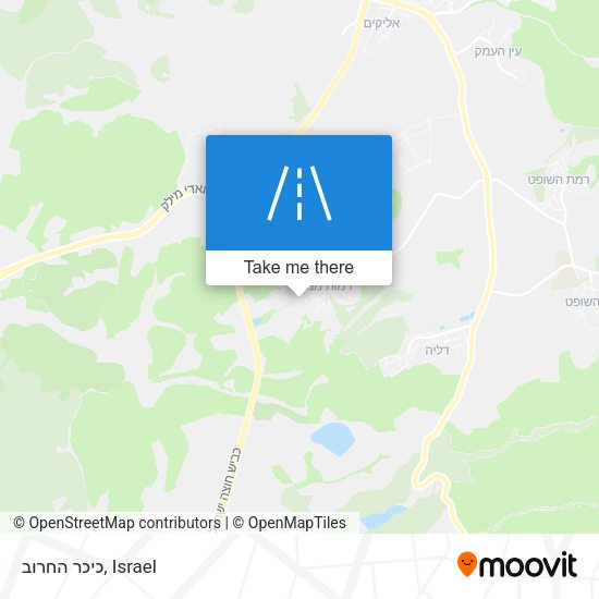 כיכר החרוב map
