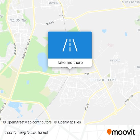 שביל קיצור לרכבת map