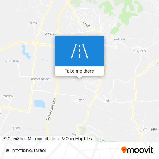 מחמוד-דרוויש map