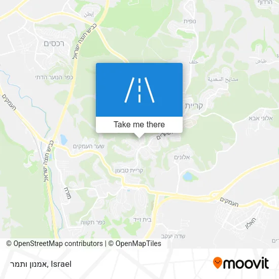 Карта אמנון ותמר