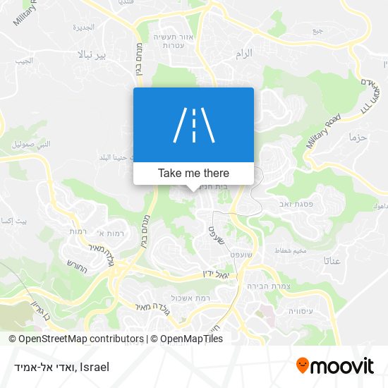 ואדי אל-אמיד map