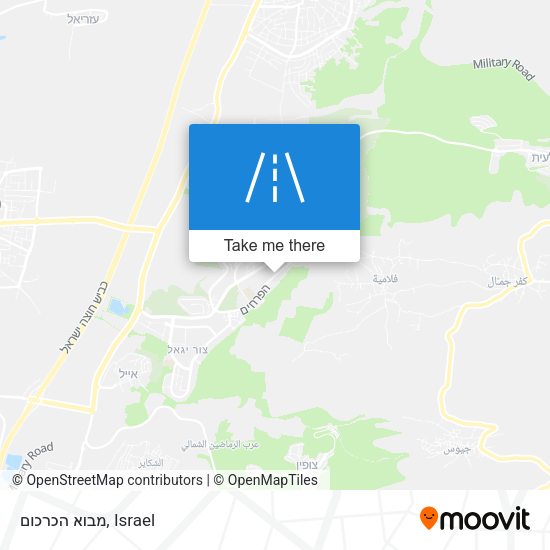 מבוא הכרכום map