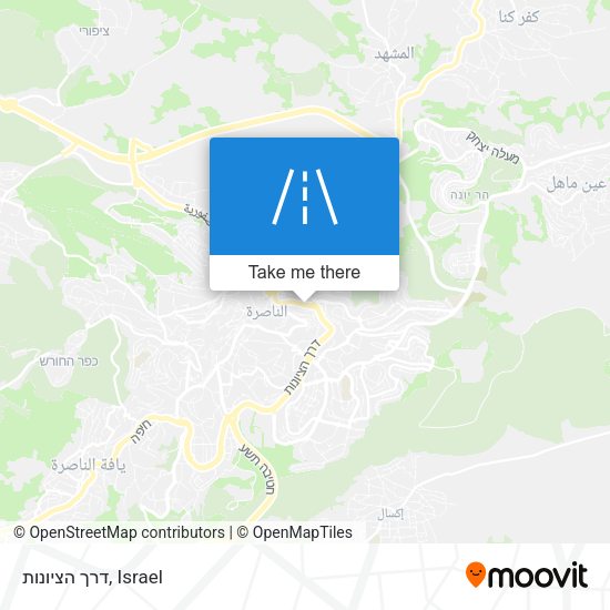 דרך הציונות map