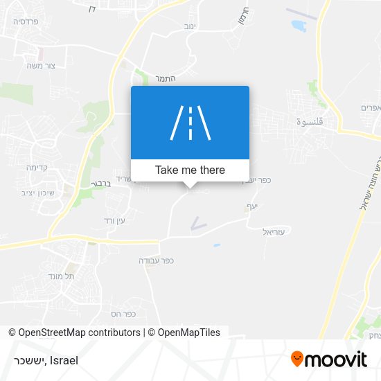 יששכר map