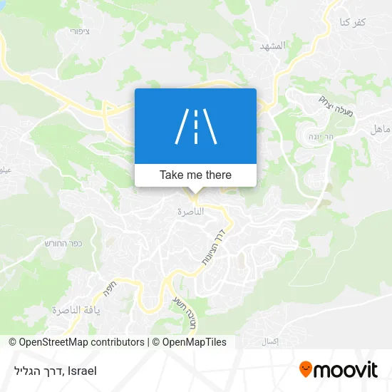 Карта דרך הגליל