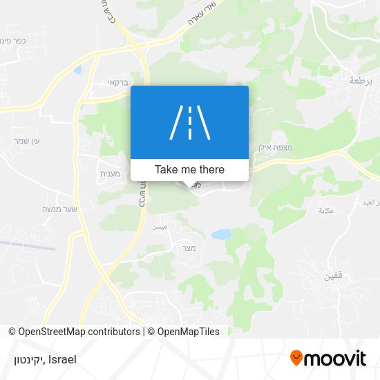 יקינטון map