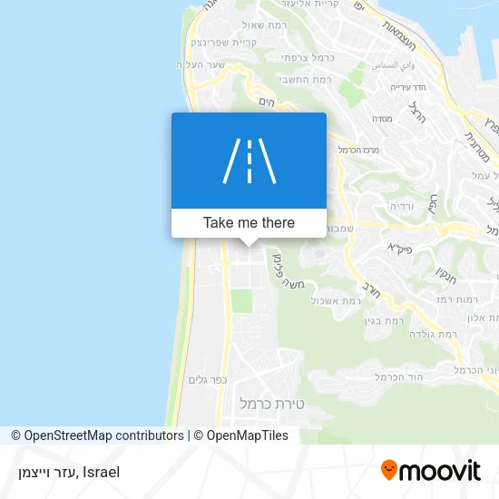 Карта עזר וייצמן