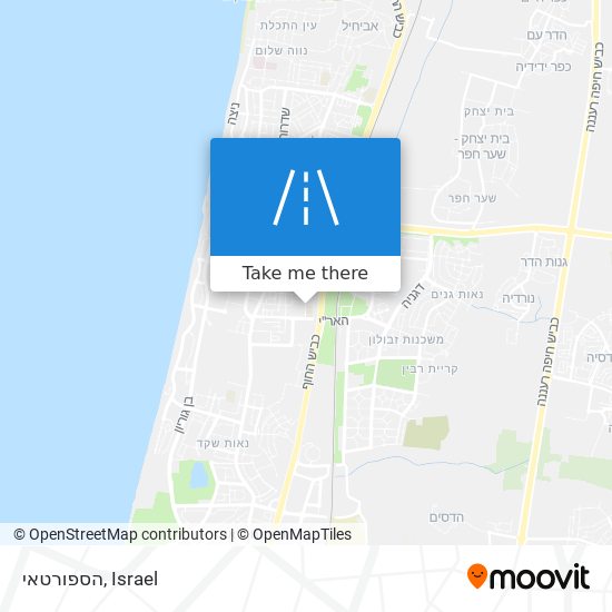 הספורטאי map