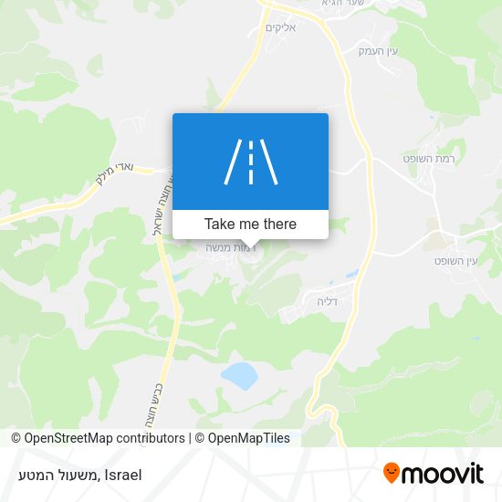 משעול המטע map