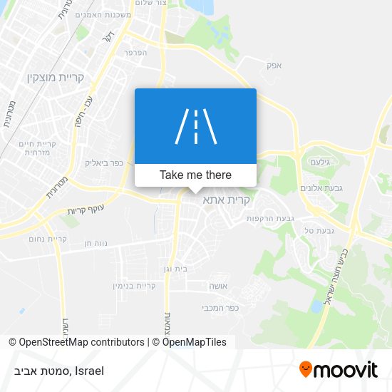 סמטת אביב map