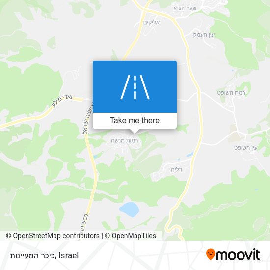 כיכר המעיינות map