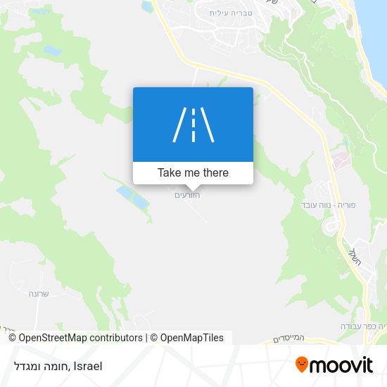 חומה ומגדל map