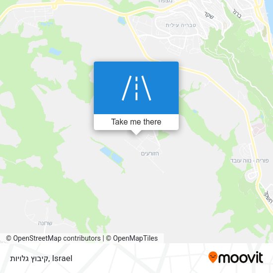 קיבוץ גלויות map