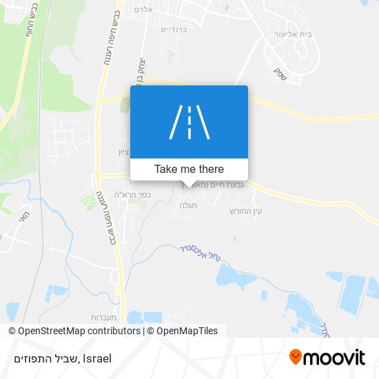 שביל התפוזים map