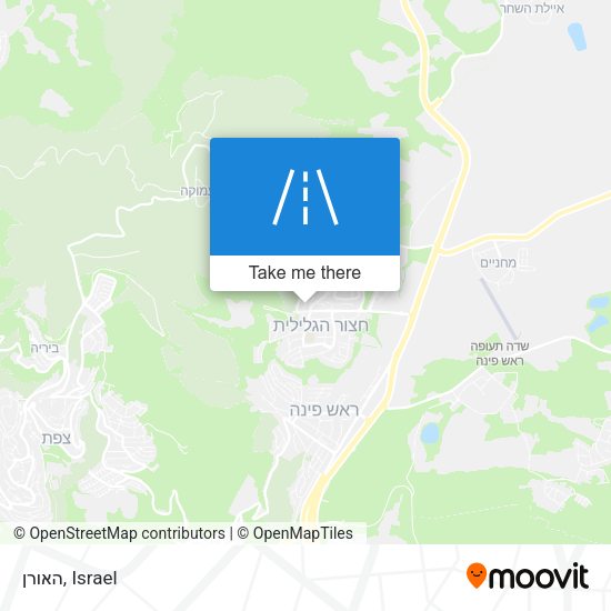 האורן map