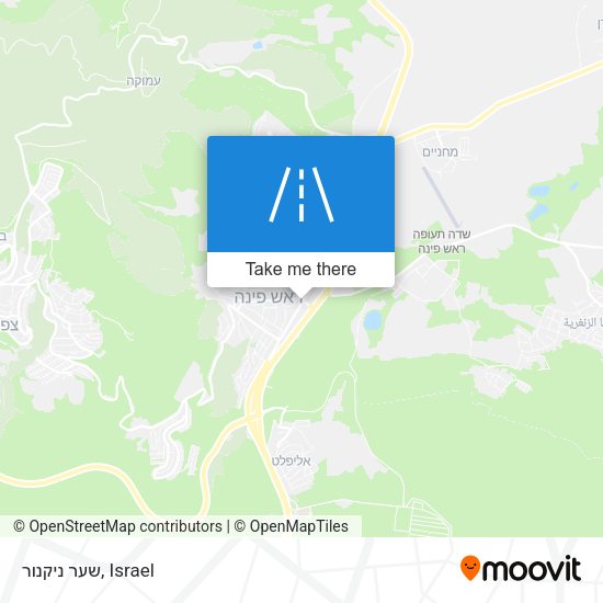 שער ניקנור map