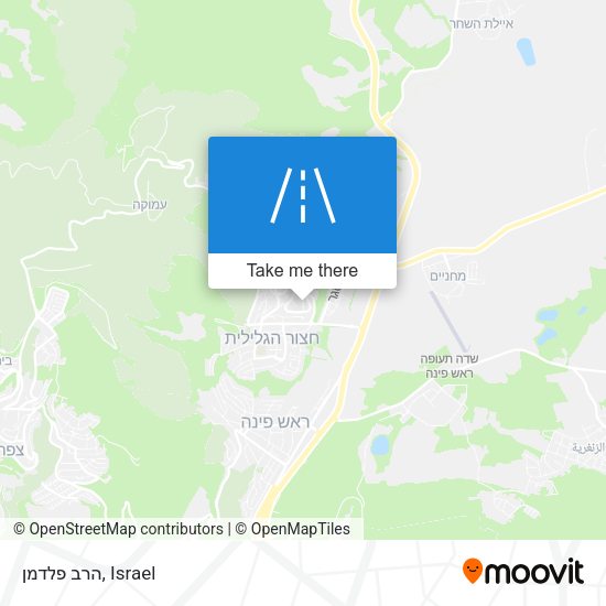 הרב פלדמן map