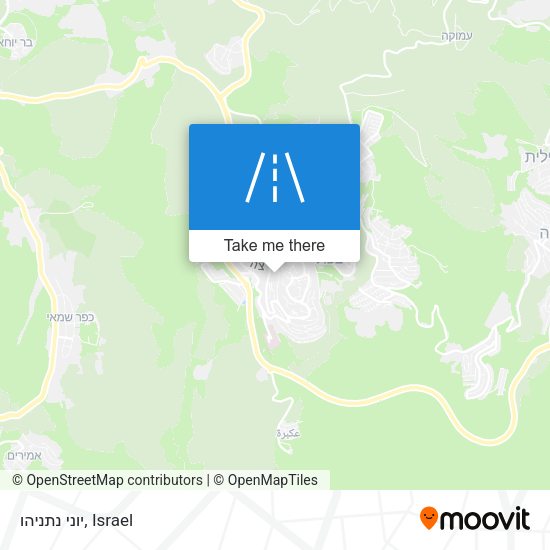יוני נתניהו map