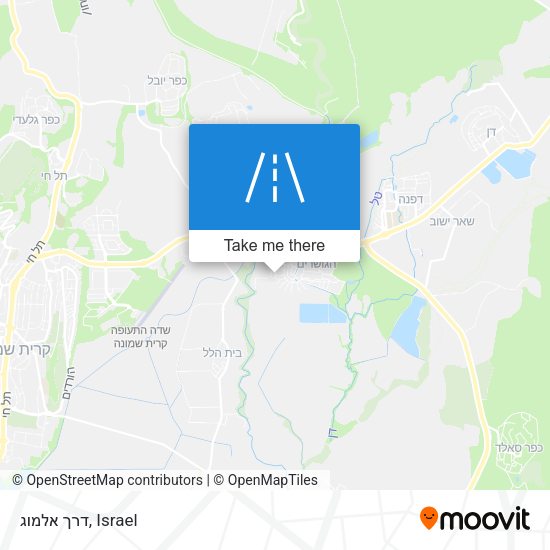 דרך אלמוג map