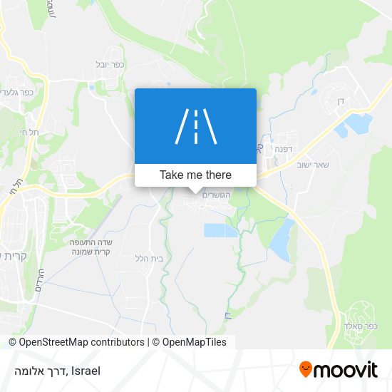 דרך אלומה map